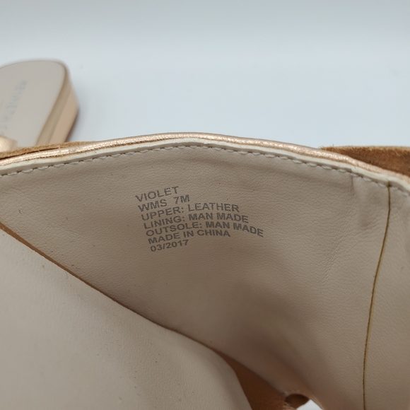 Kenneth Cole Violet leather mules NIB - Picture 11 of 14